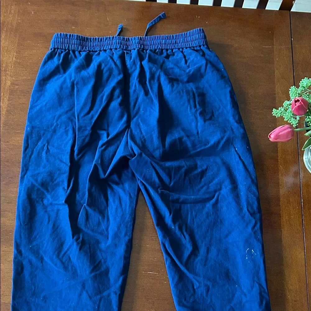 J. Crew Navy Drawstring Jogger Pants - Picture 3 of 3